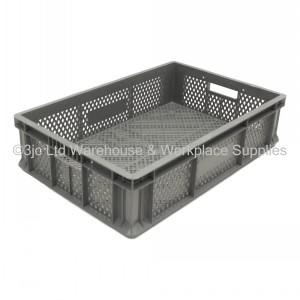 Heavy Duty Stacking Euro Box Vented 60cm 26 Litre